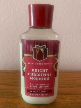 Bath & Body Works Bright Christmas Morning Body Lotion - Red